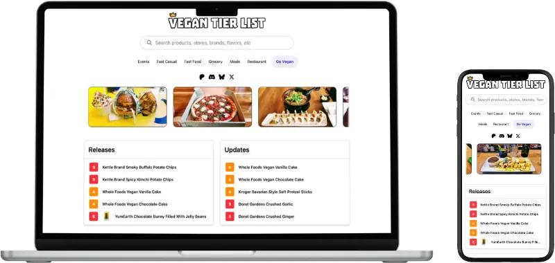Vegan Tier List